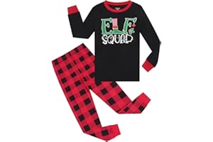 Joyond Kids Christmas Pajamas Boys Girls Hanukkah Thanksgiving Pjs Set Holiday Sleepwear 100% Cotton Size 18M-12Years