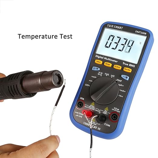 title=2016 New SainSmart dmt100b Digital Multimeter with Temperature Meter, Bluetooth