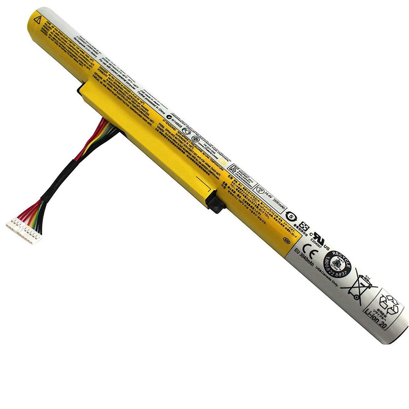 XITAIAN 14.8V 48Wh 3350mAh L12S4K01 Replacement Battery for Lenovo IdeaPad Z400 Z410 Z500 Z505 Z510 P500 L12s4e21