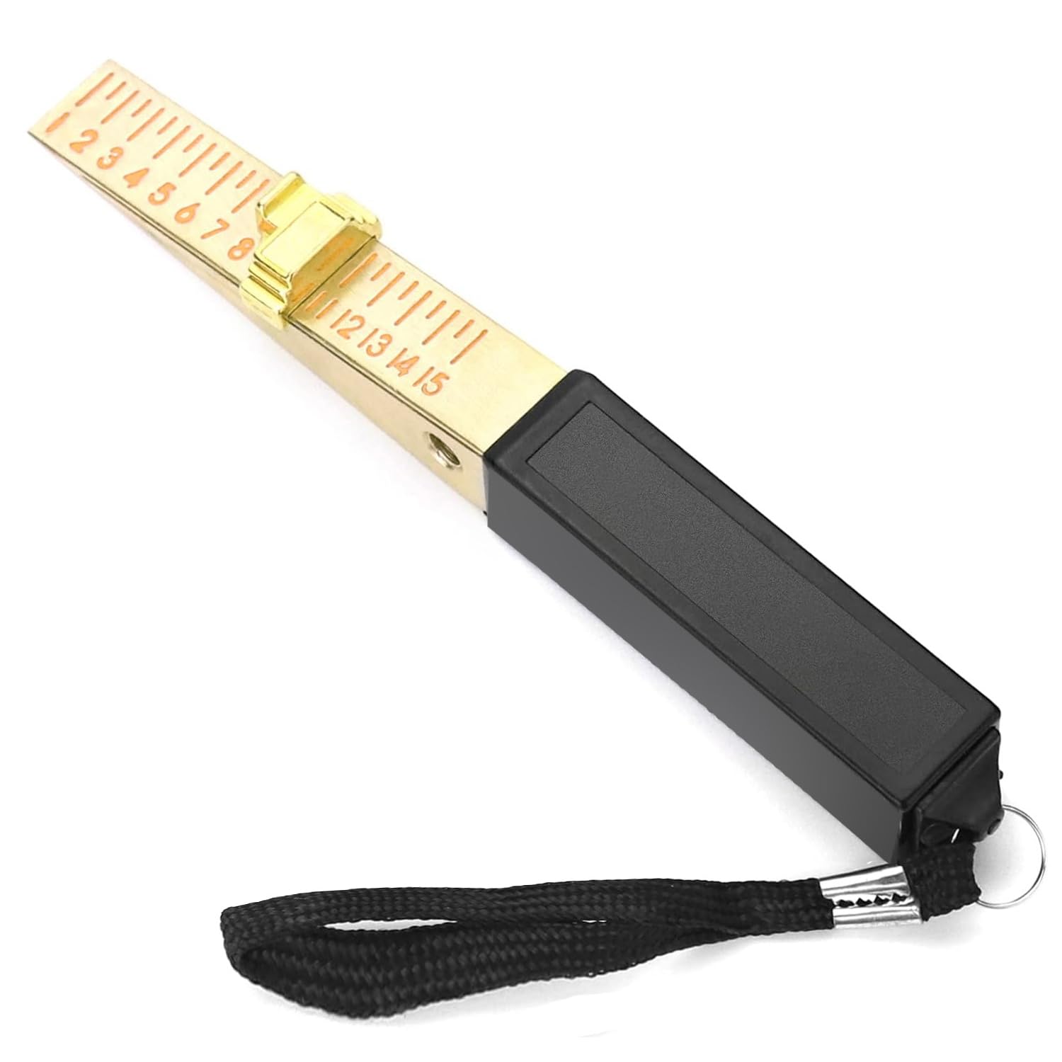 Uskerb Door Gap Measuring Tool, 1-15mm Fire Door Gap Gauge Checker, Feeler Gauges for Engineering Inspection and House Flatness Measurement, Durable and Precise Ruler