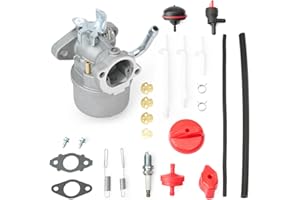 Dusledel 593357 795485 Carburetor Replacement for Briggs and Stratton 12A102 12A105 12A112 12A113 12A116 12D107 12D113 250cc 1150 11.50ft Snow Series for Ariens 920014 790558 SnowBlower