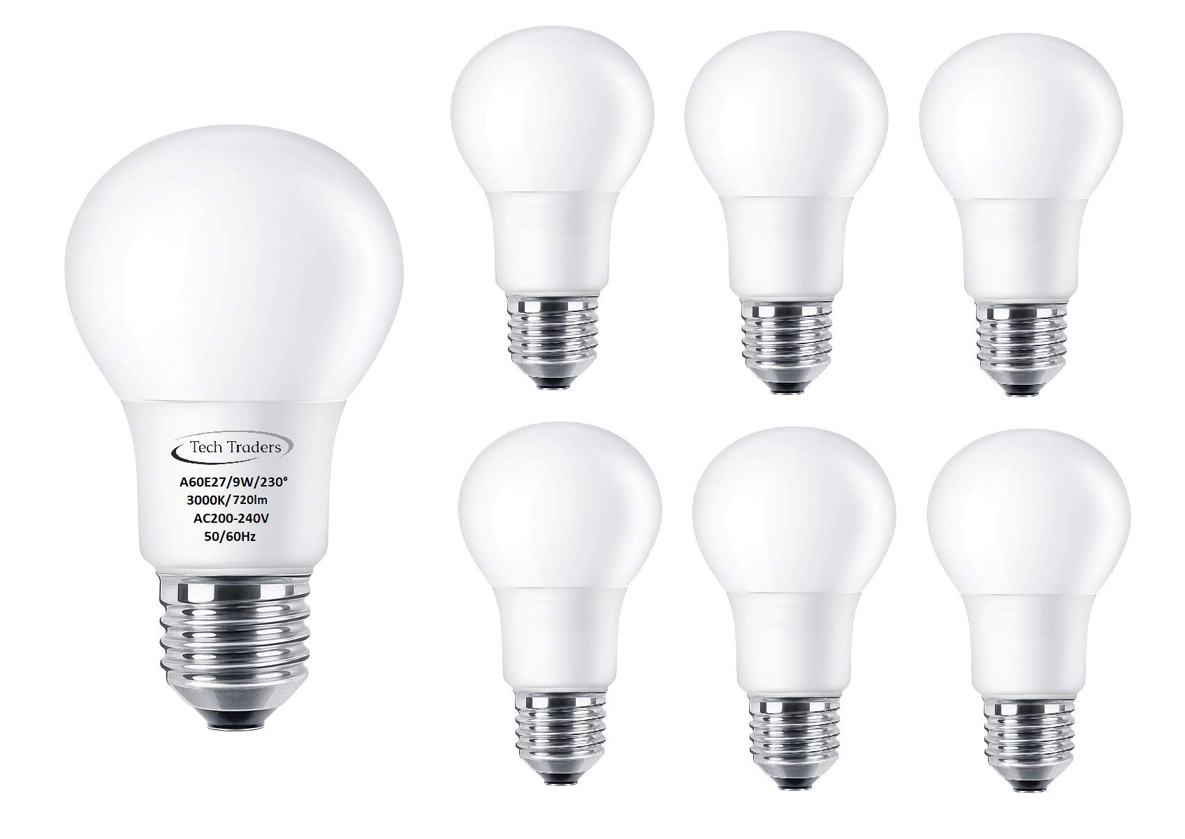 A60 E27 Warm White LED Bulb