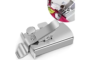 BREXFIRE Upgraded Magnetic Seam Guide for Sewing Machine, Magnetic Sewing Guide with Clip, Hemmer Guide, Multifunctional Hem Guide, Universal Sewing Machine Attachments, Sewing Supplies Accessories