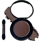 MEICOLY Brown Single Eyeshadow with Mirror,Matte Coffee Eye Shadow for Halloween Makeup,Pressed Powder Eyeshadow,Matte Shade Eyelid Color Eye Makeup for Women,High Pigment,Long Wear,Waterproof