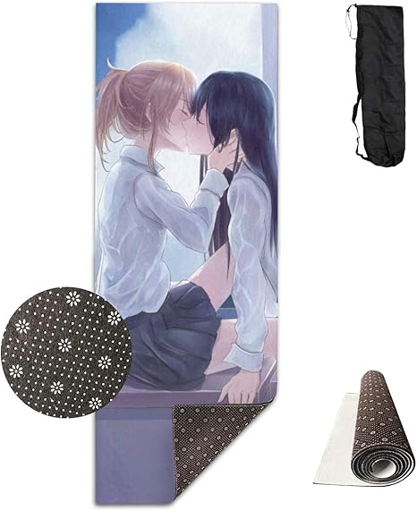 Amazon Co Jp アニメ ヨガマット 8 10mm エクササイズマット フィットネスマット トレーニングマットtpeリング保護素材 軽量 耐久性 肌に優しい 両面の滑り止 屋内運動 ピラティスマット持ち運び 収納簡単 ホーム キッチン