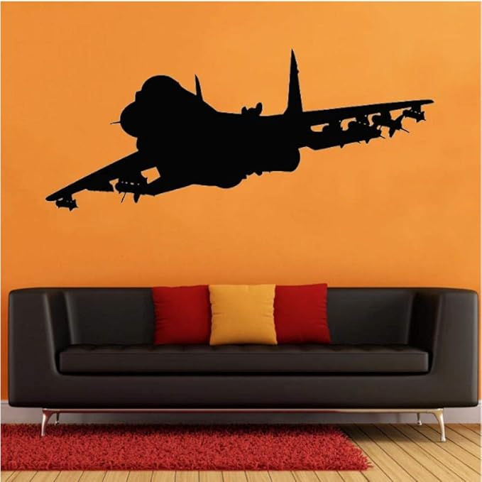 yhjxcs Avión Jet Etiqueta de Pared Aviones de Vinilo Apliques Home