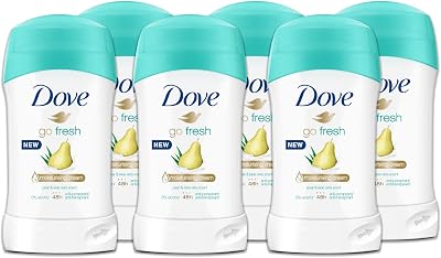 Dove Go Fresh Pear Aloe Deodorant Stick 40ml 2 Pack