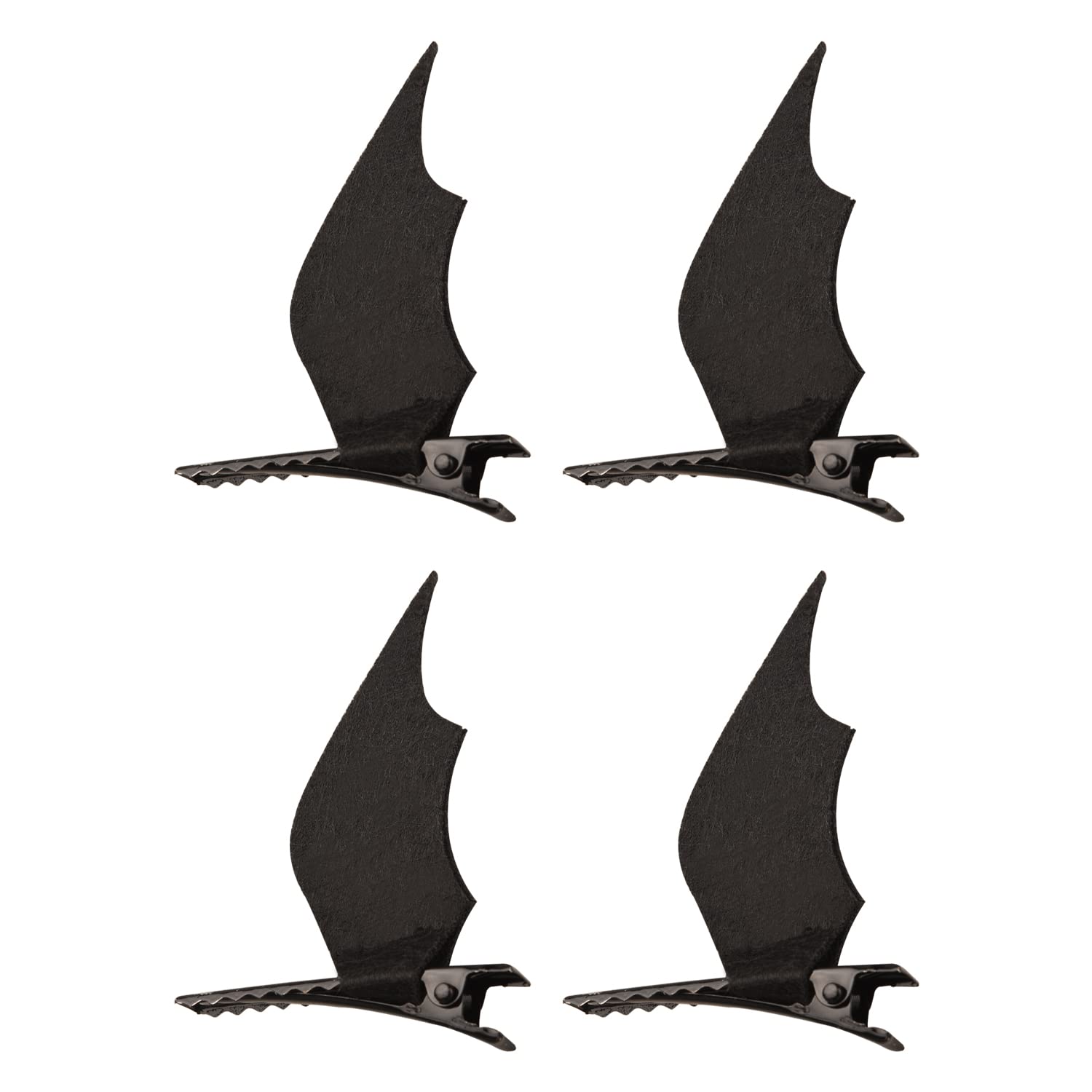 Lezevn 2 Pairs Halloween Bat Hair Clips Bat Wings Clips for Halloween Party Fancy Hair Accessories (2 Pairs)