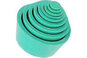 stonylab Filter Adapter Cones, Premium & Durable Tapered Collar Rubber Stopper Buchner Funnel Flask Cones Adapter Set, Wear-R