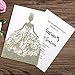 ponatia 25PCS Lacer Cut Wedding Invitations Card Hollow Bride Invitations Cards for Wedding Bridal Invitation Engagement Invitations Cards (Champagne Gold Glitter)