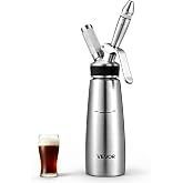 VEVOR Nitro Cold Brew Coffee Maker 17 oz Nitrogen Dispenser System, Home Brew Coffee Keg, Portable Nitrogen Infuser with Disp