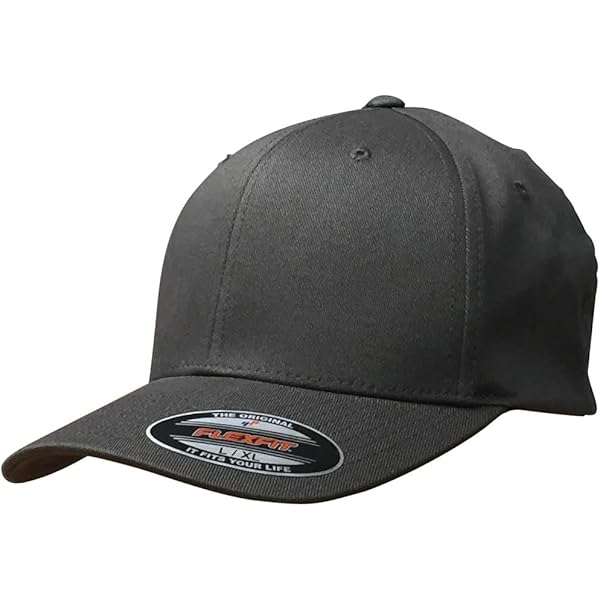 Flexfit Wooly 6-Panel Cap (6277)- BLACK,L/XL at Amazon Men's