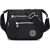 WITERY Crossbody Bag for Women - Nylon Waterproof Shoulder