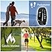 Letscom Fitness Tracker Wristbands, Bluetooth 4.0 IP67 Waterproof OLED Touch Screen Smart Band Pedometer with Sleep Monitor, Activity Tracker Watch for iPhone Android Smartphone