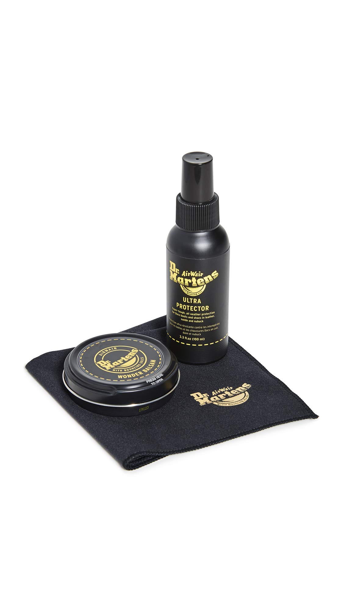 Photo 1 of Dr. Martens Unisex's Kit 1 Shoe Care Product Set, Black, One Size