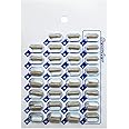 100 Pack Monthly or Weekly Cold Seal Medication Blister Pack System Cards - One Piece Unit Dose Book Fold, Easy No Extra Equipment Needed, Just Fill and Seal, (31 Day Monthly - 100 Pack)