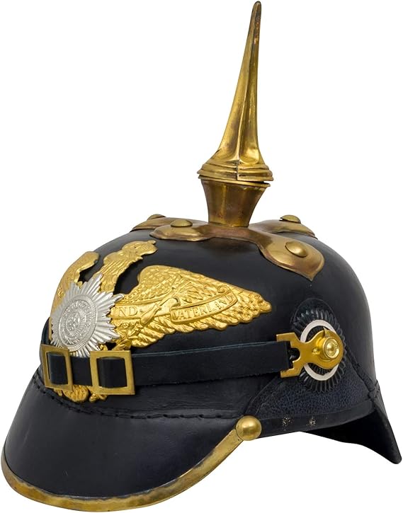 Aubaho Pickelhaube Preussen Deutschland Helm Bayern Kaiserreich Adler Antik Stil 29cm Amazon De Kuche Haushalt