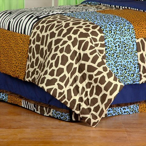 One Grace Place Jazzie Jungle Boy Twin Bed Skirt