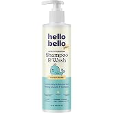 Hello Bello Baby Shampoo &amp; Body Wash, Gentle Coconut Vanilla Scent, 10oz