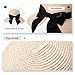 Ladies Floppy Summer Sun Beach Straw Hats Accessories UPF 50 Crushable Wide Brim 56-58cm Coffee