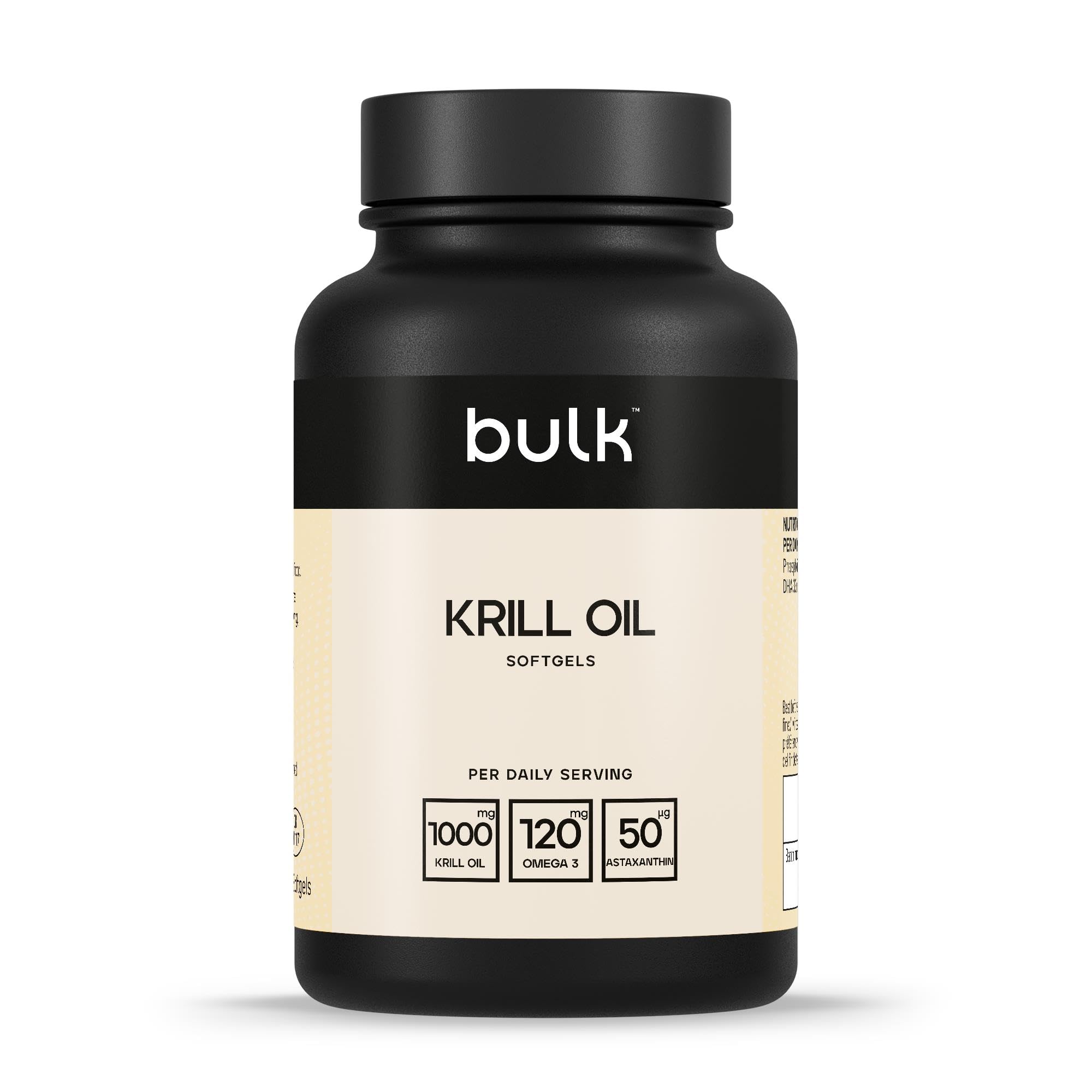 Bulk Krill Oil Softgels, 500 mg, Pack of 60