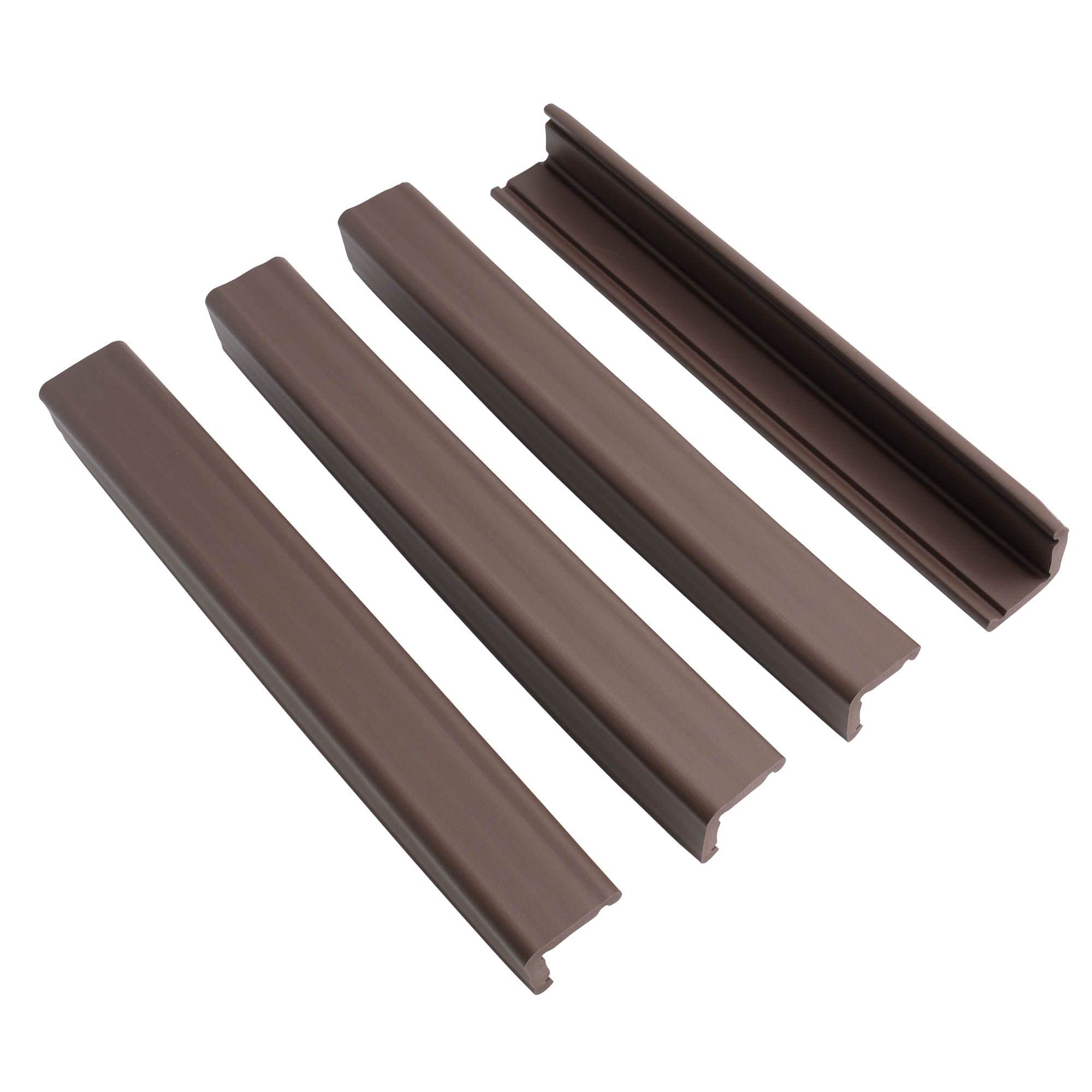 Prince Lionheart Jumbo Edge Guards | Impact Absorbing Foam | 4 x 18"/45.72cm Lengths | Protects Child From Sharp Edges | Wipe Clean | 3M Tape | Easy Fit & Removal | Accident Prevention – Brown