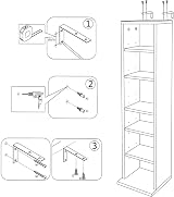 Lillyvale DVD Storage Tower Rack 102 CD Unit Shelf Organiser Black view 7