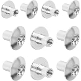 LJB 5/16" Torx Domed Head Barrel Nuts, 20 Pack | Cargo Trailer Door Latch, Ramp Gate Lock, Replacement Hardware