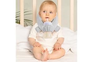 MIRADEXIC Baby Bottle Holder Hands Free with Crinkle Paper - Baby Bottle Holder with Adjustable Buttons for Newborn, Hand Free Bottles for Babies Machine Washable