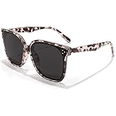 FEISEDY Oversized Polarized Sunglasses - UV400 Protection, Square Fashion Sun Glasses for Outdoor & Daily B2600