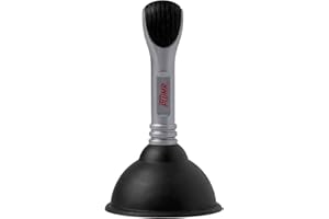 Liquid-Plumr 670040 Mini Sink and Drain Plunger, Gray