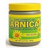 Arnica Cream Sore Muscle Massage Gel Pomado – Natural Concentrated Body Gel for Muscles, Joints & Massage Therapy – Fast-Absorbing – Fresh Herbal Aroma – diclofenaco y naproxeno