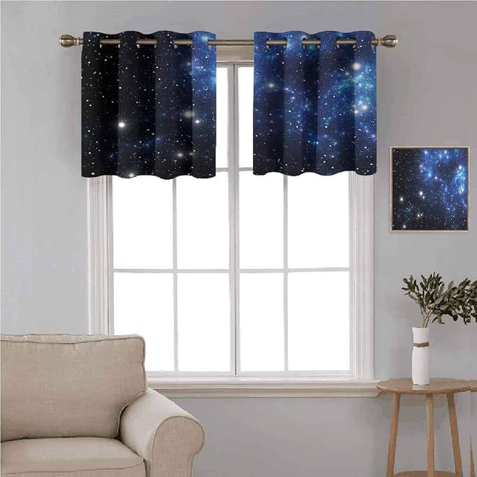 Amazon.com: Constellation 2 pcs 42x24" Blackout Curtains,Outer Space