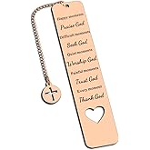 Adult Baptism Gifts for Women Christian Valentine Bookmarks for Book Lover Scripture Gift for Men Friends Faith Confirmation Gifts for Teen Girls Stocking Stuffers for Son Daughter Godchild Birthday