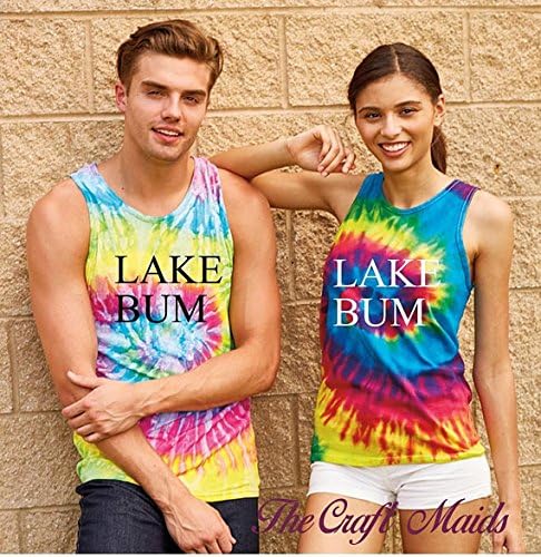 LAKE BUM Colortone Tie Dye Unisex Tank Top For Him and Her!