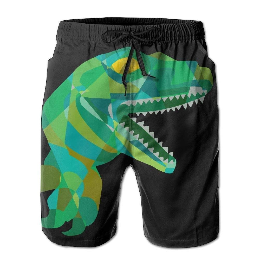 Men Raptor Breaking Out Low Polygon 