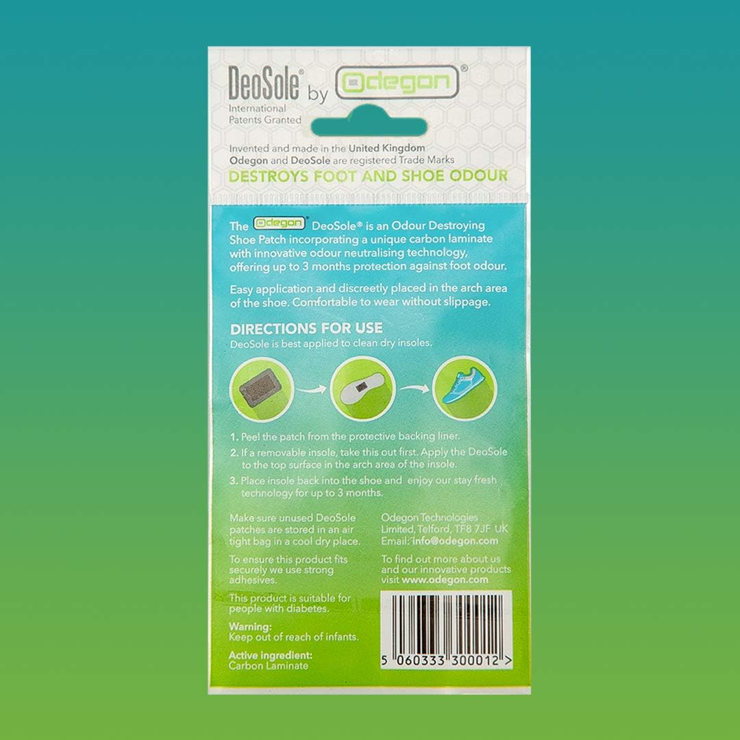 Deosole Shoe Patch Destroys Foot and Shoe Odour 1 Pack, 3 g (Pack of 1) - Image 4