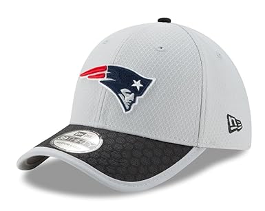 New England Patriots New Era NFL 39THIRTY 2017 Sideline Gray Flex Fit Hat Hut