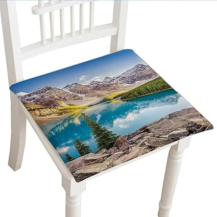 Amazon Com Set Of Two 2 Chair Pad Seat Cushions 16 X16