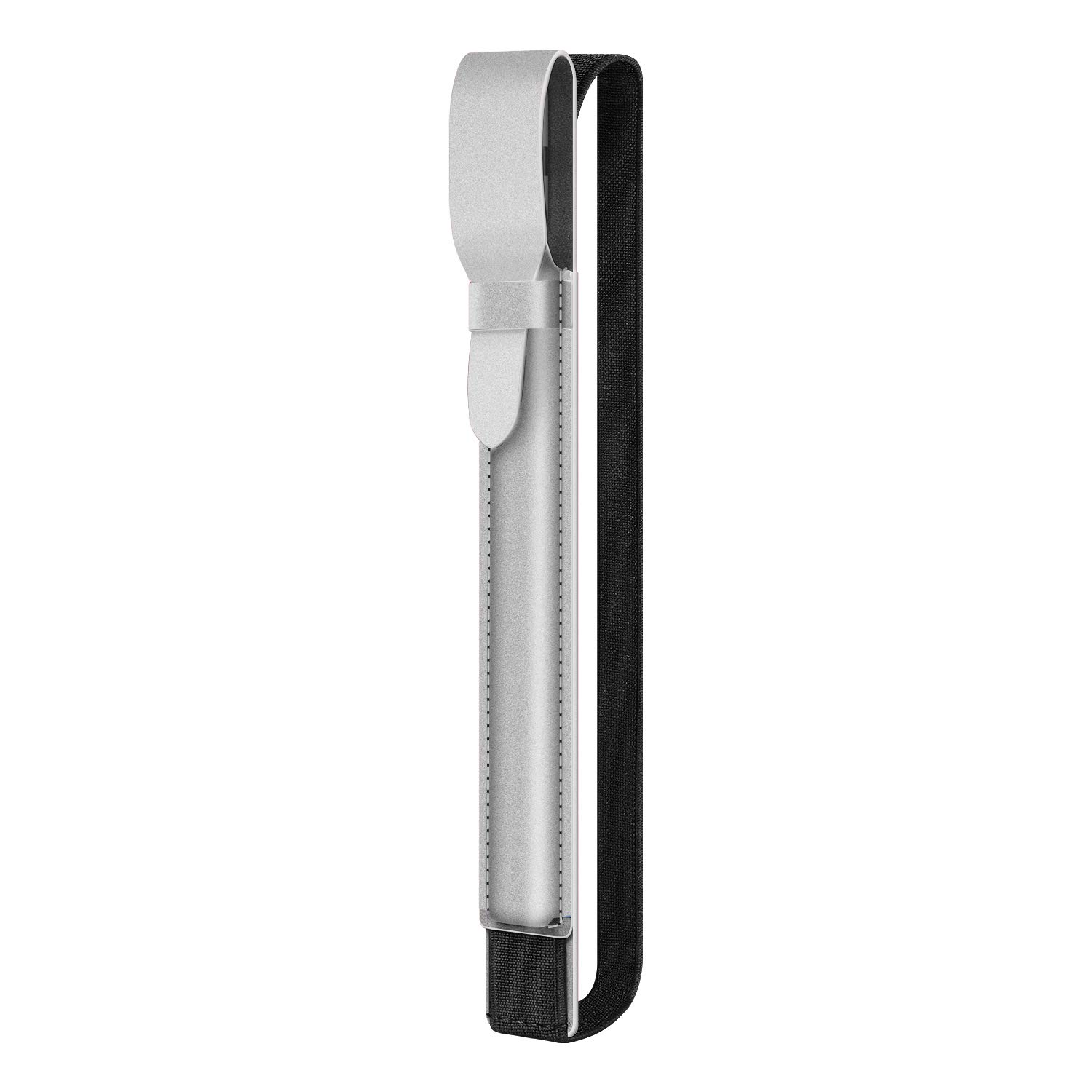 FINTIE Apple Pencil Case - Protective Cover with Elastic Strap for Pencil (1st/2nd Gen), iPad Case Compatible, Silver - Drawing, Note-taking