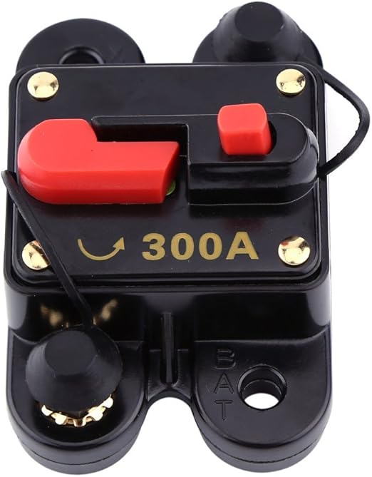 300Amp Circuit Breaker with Manual Reset,Inline Fuse Inverter for Car