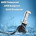 H4 Hid Bulbs 8000K 35w 9003 Xenon Headlight Bulb Bi xenon Light Kit High Low Dual Beam Replacement for Auto Car Automotive Pack of 2