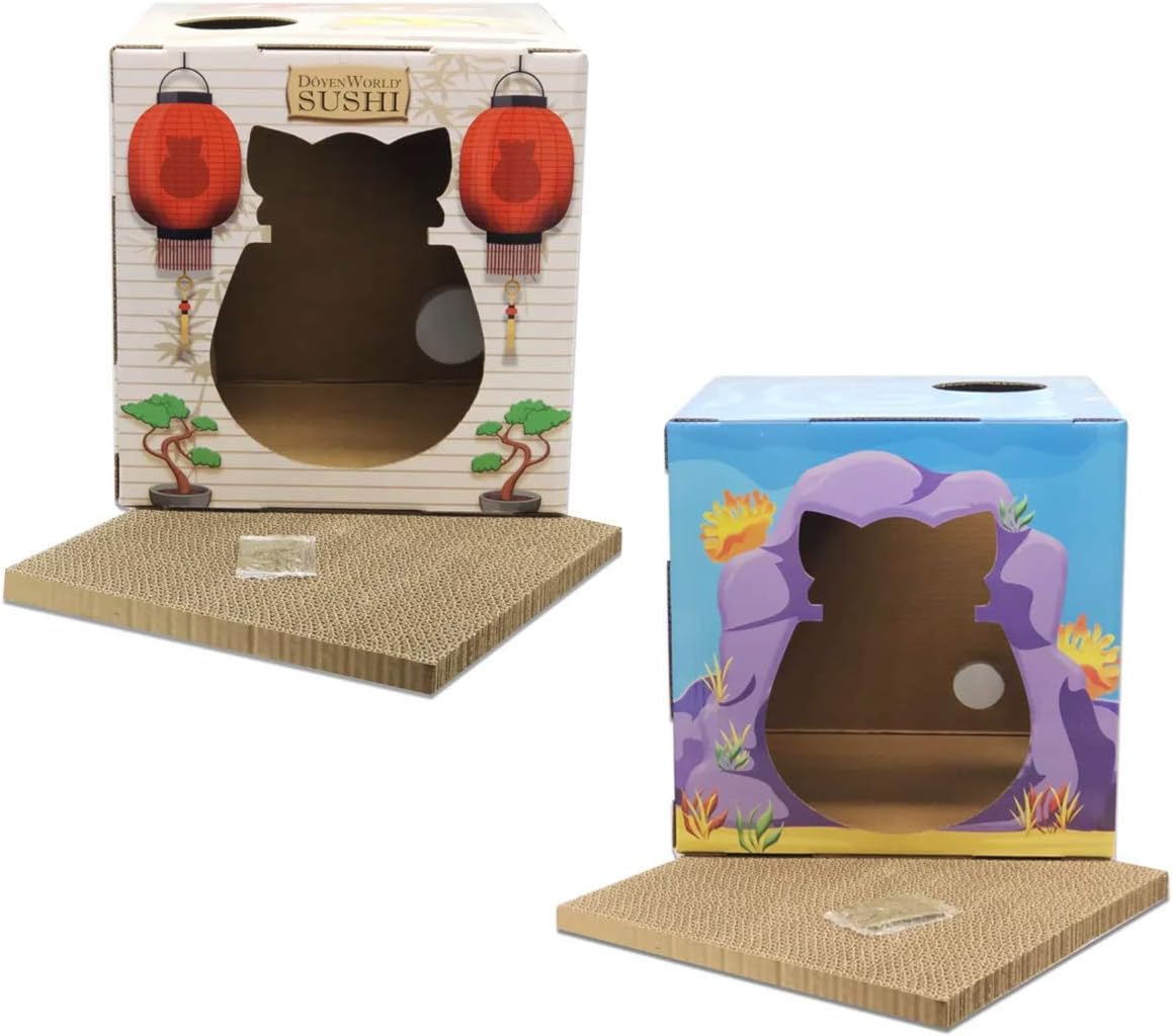 DoyenCat FunBox with Scratching Board
