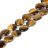 Natural Yellow Tiger Eye 20mm Coin Disc Loose Beads 16 Inch for DIY Jewelry Making Beads