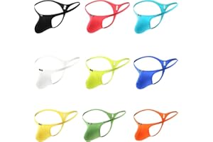 iKingsky Men's Sexy Pouch G-string Underwear Sexy Low Rise Bulge Thong Underwear