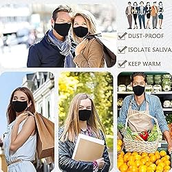 4 Pack Reusable Face_Masks with Adjustable Ear