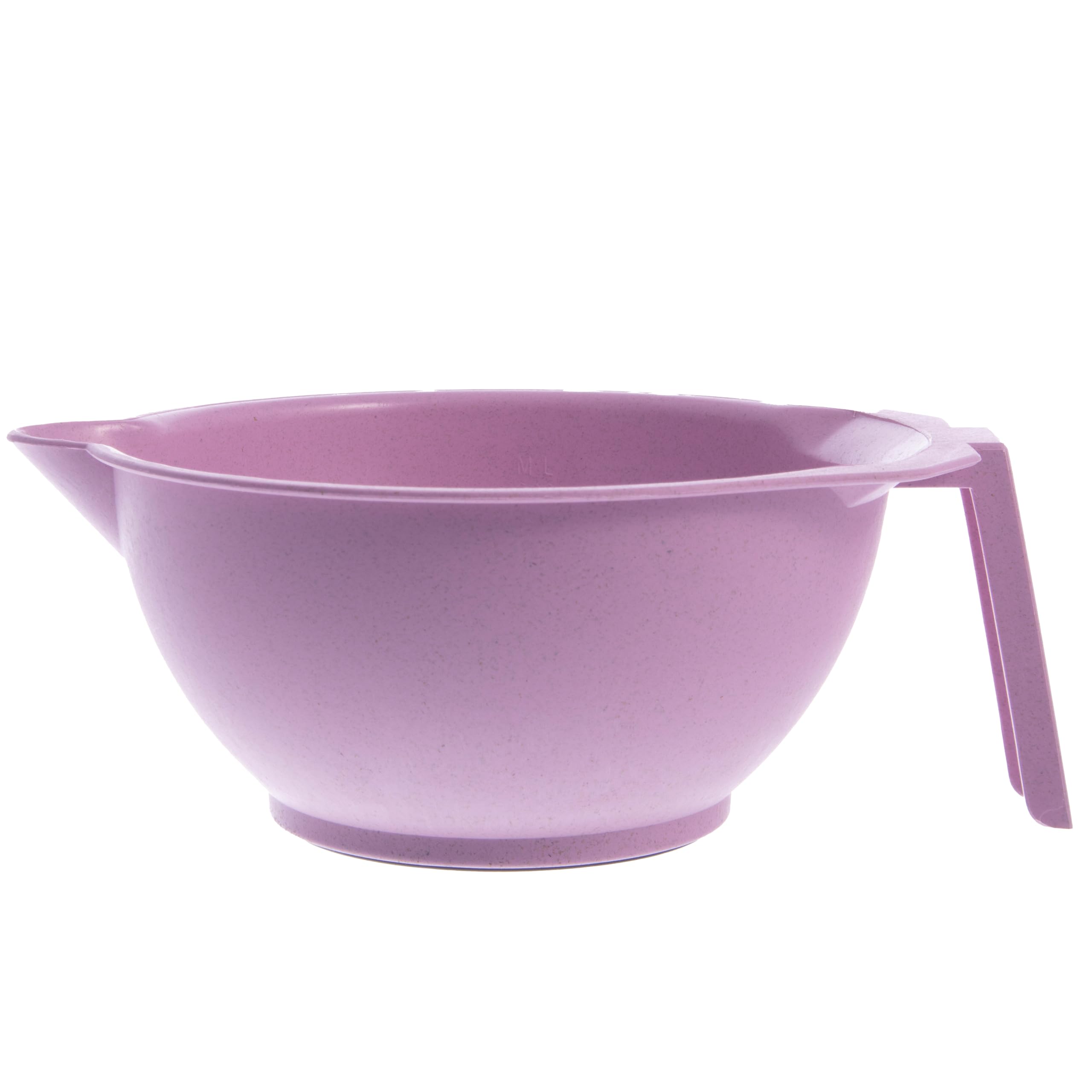 Kumi Wheat Pink Tint Bowl - Eco-Friendly, Durable Hair Tinting Tool with Non-Slip Base and Measuring Grid