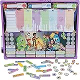 Monsters Reward & Responsibility Chore Chart | Multiple Children | Magnetic Dry Erase Board | Improved Behavior | Star Incentives | by Kid Rockett