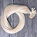 LaaVoo 50g/50s Remy Blonde Nail Tip/U Tip Hair Extensions 20
