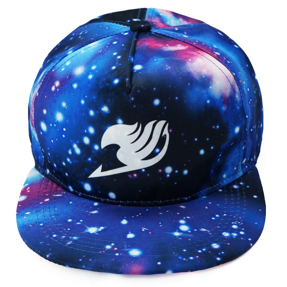 Amazoncom PopCrew Fairy Tail Hat Starry Galaxy Cap Anime Fan